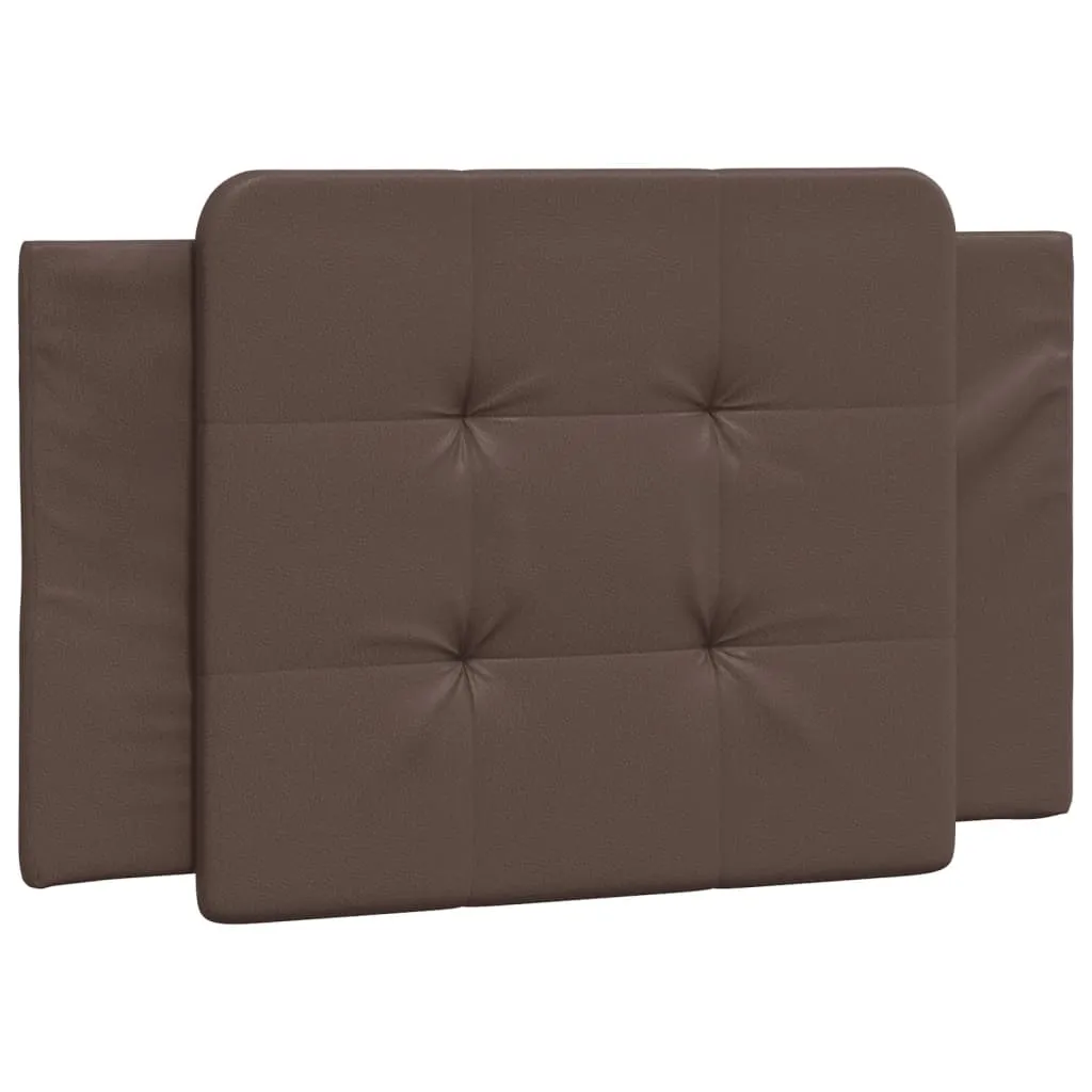 Bed Frame without Mattress Brown 90x200 cm Faux Leather