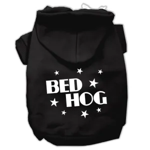 Bed Hog Screen Printed Pet Hoodies Black Size Med (12)