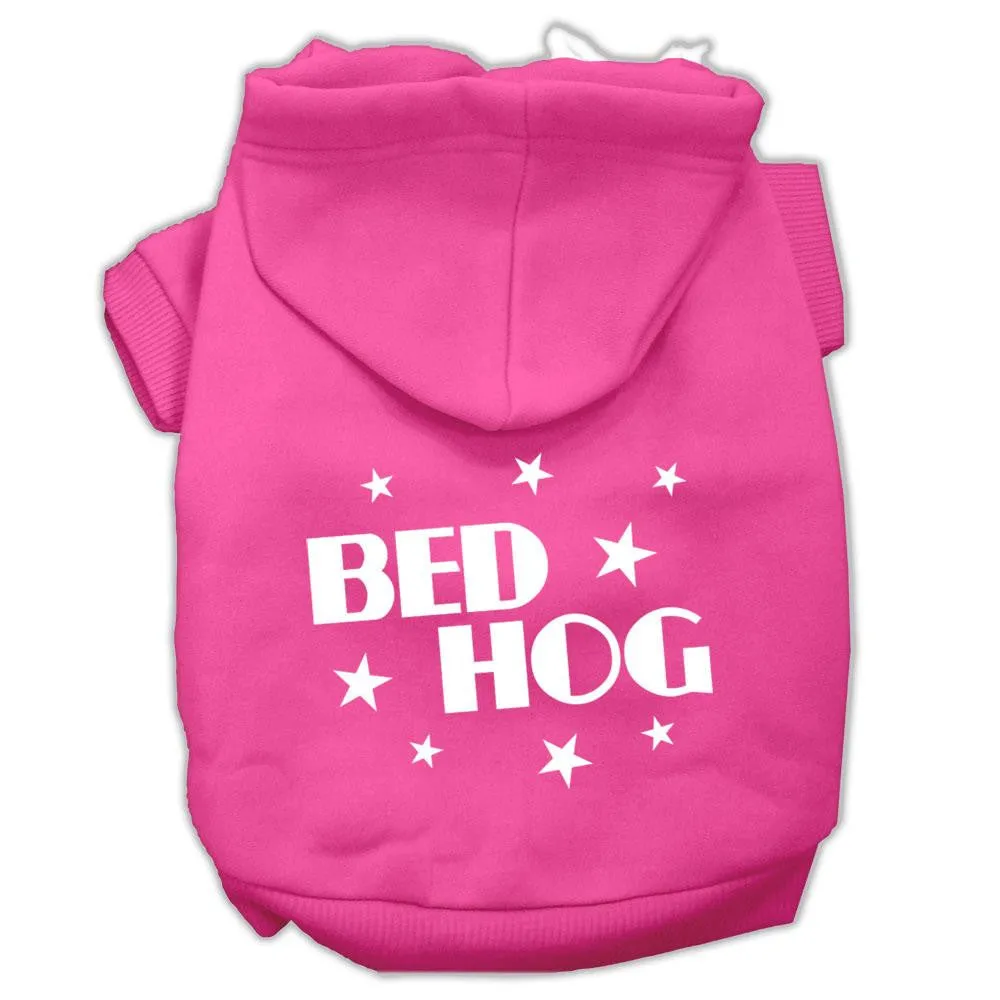 Bed Hog Screen Printed Pet Hoodies Bright Pink Size XL (16)