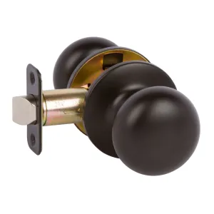 Bedford Passage Door Knob, Matte Black