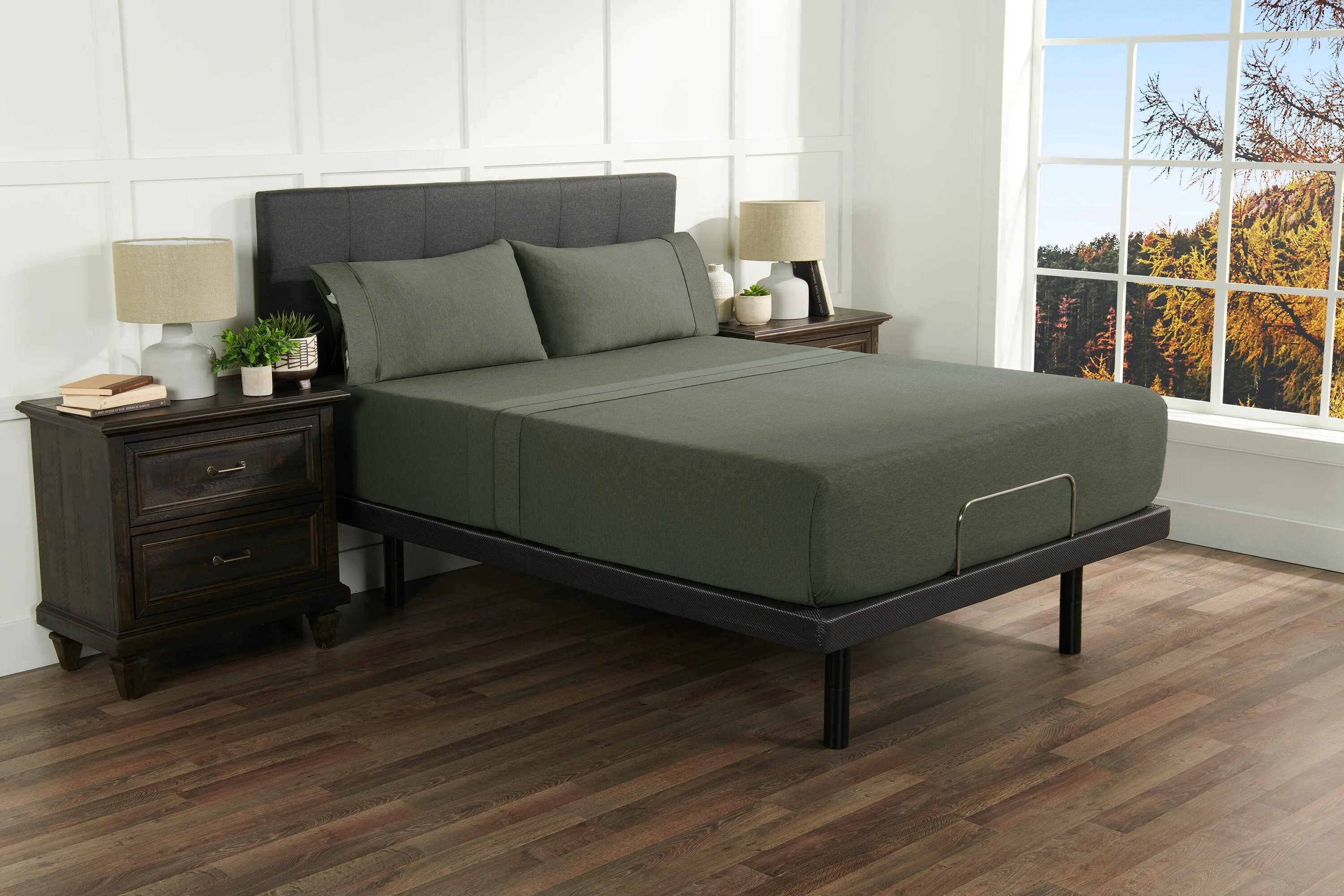 BEDGEAR Hyper-Wool™ Performance 5-Piece King Split Sheet Set - Forest Green