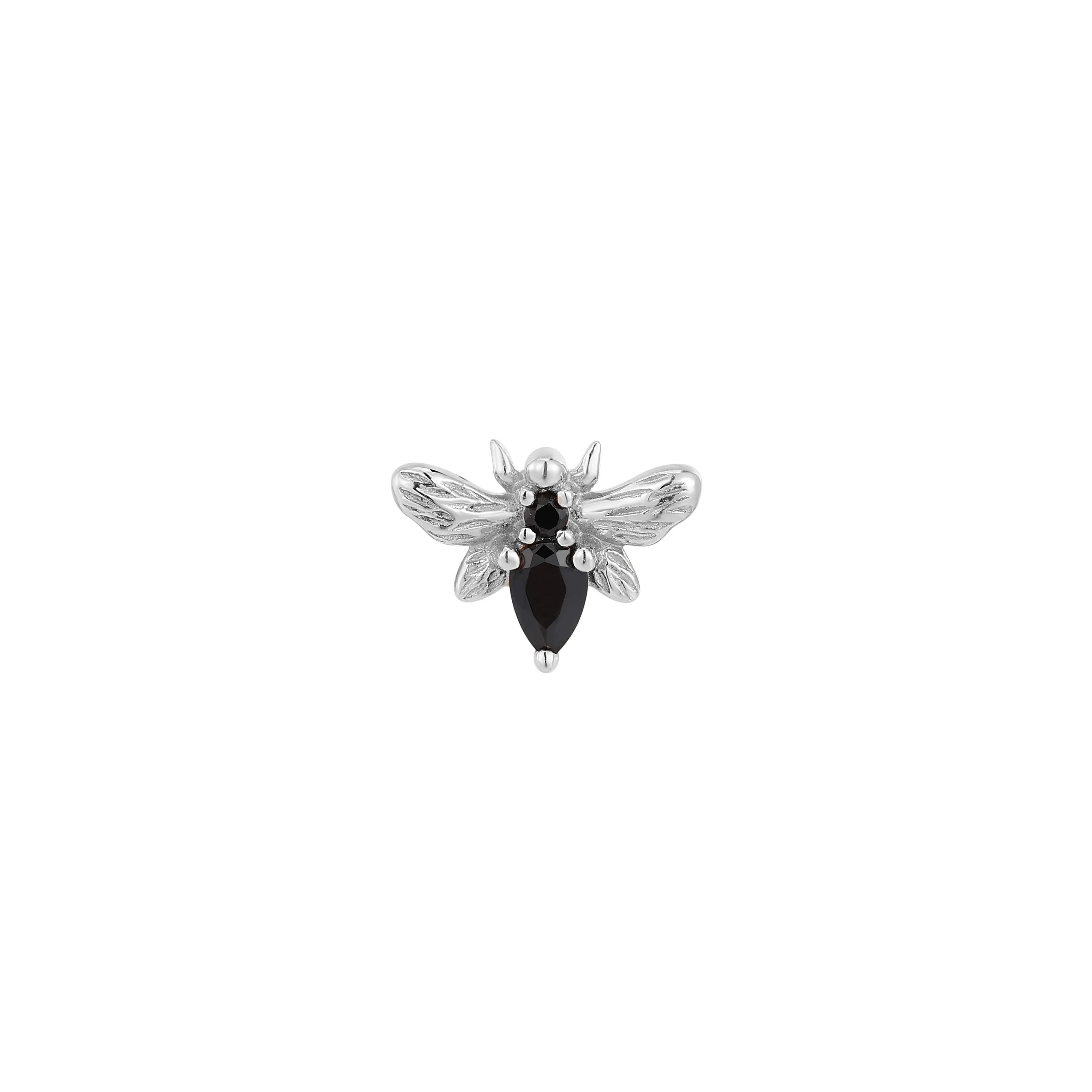 Bee Chic - Black Spinel - Threadless End