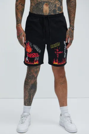 Been Ballin Sweatshort - Black