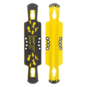 Beercan Yellow 37" Kegger Lite Drop Through Longboard Deck