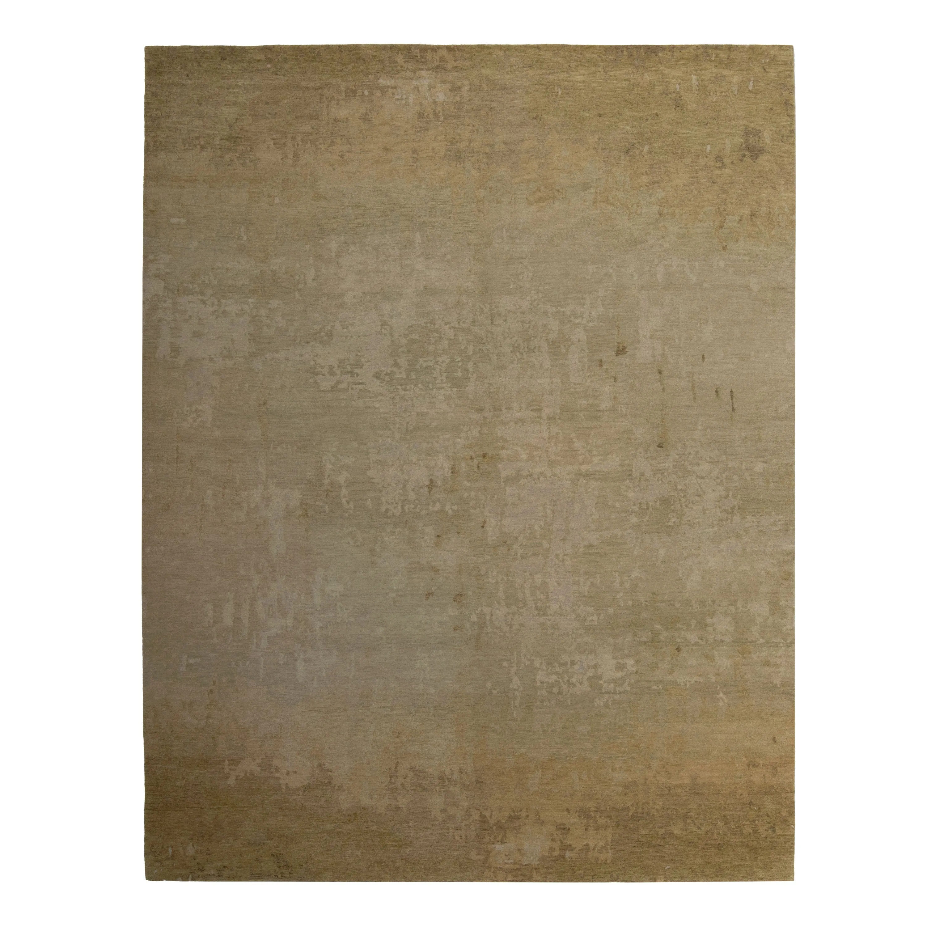 Beige Aurora Tibetan Modern Wool Rug - 8' x 10'