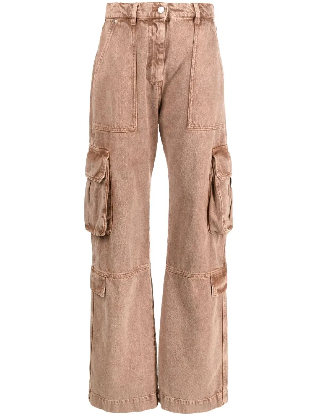 Beige Cargo Pants