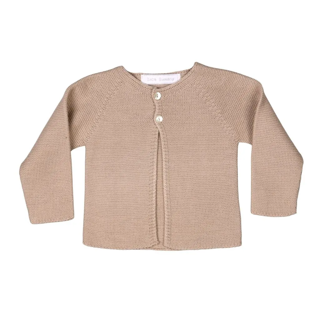 Beige Colette Cotton Cardigan