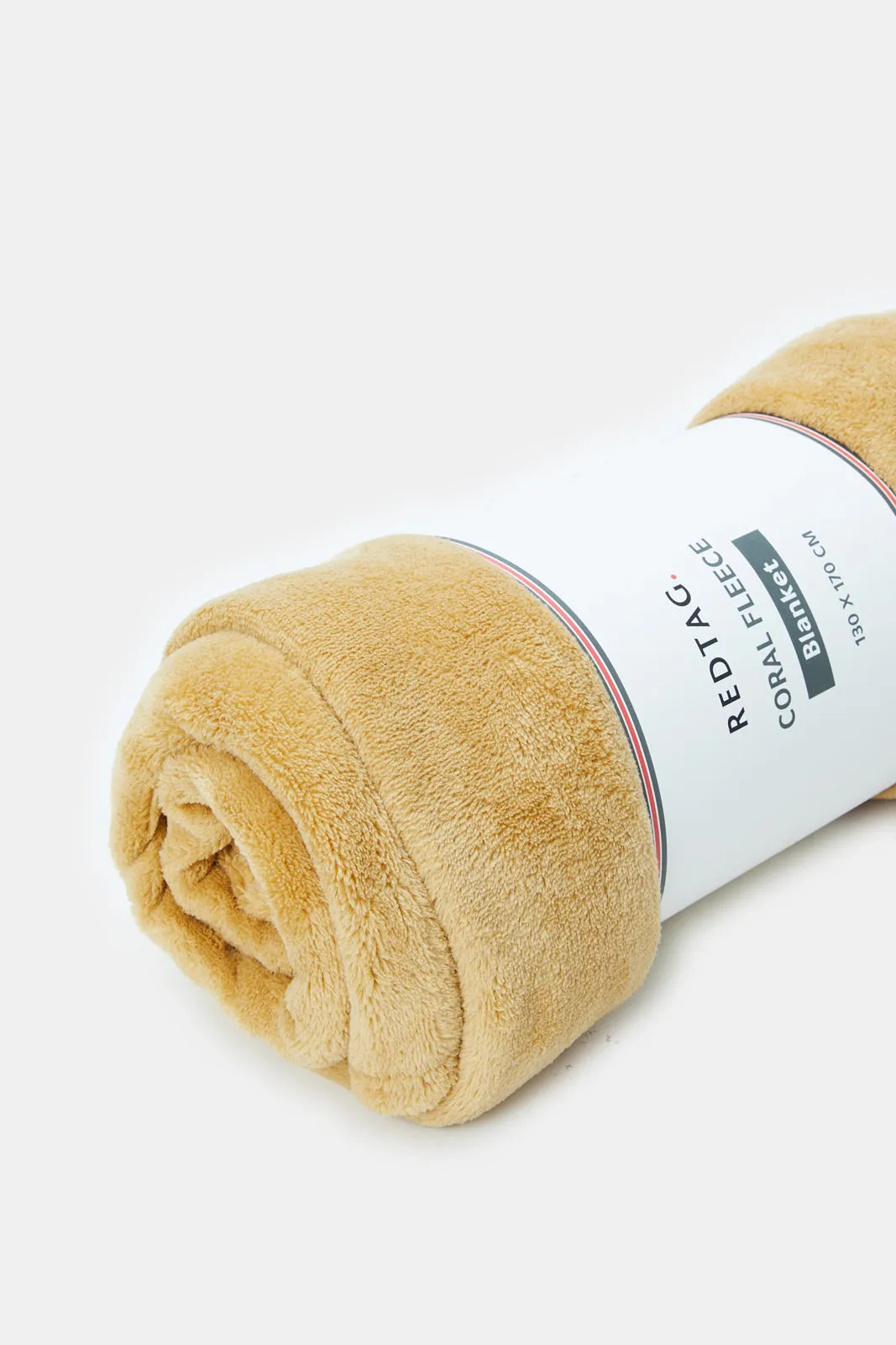 Beige Coral Fleece Blanket