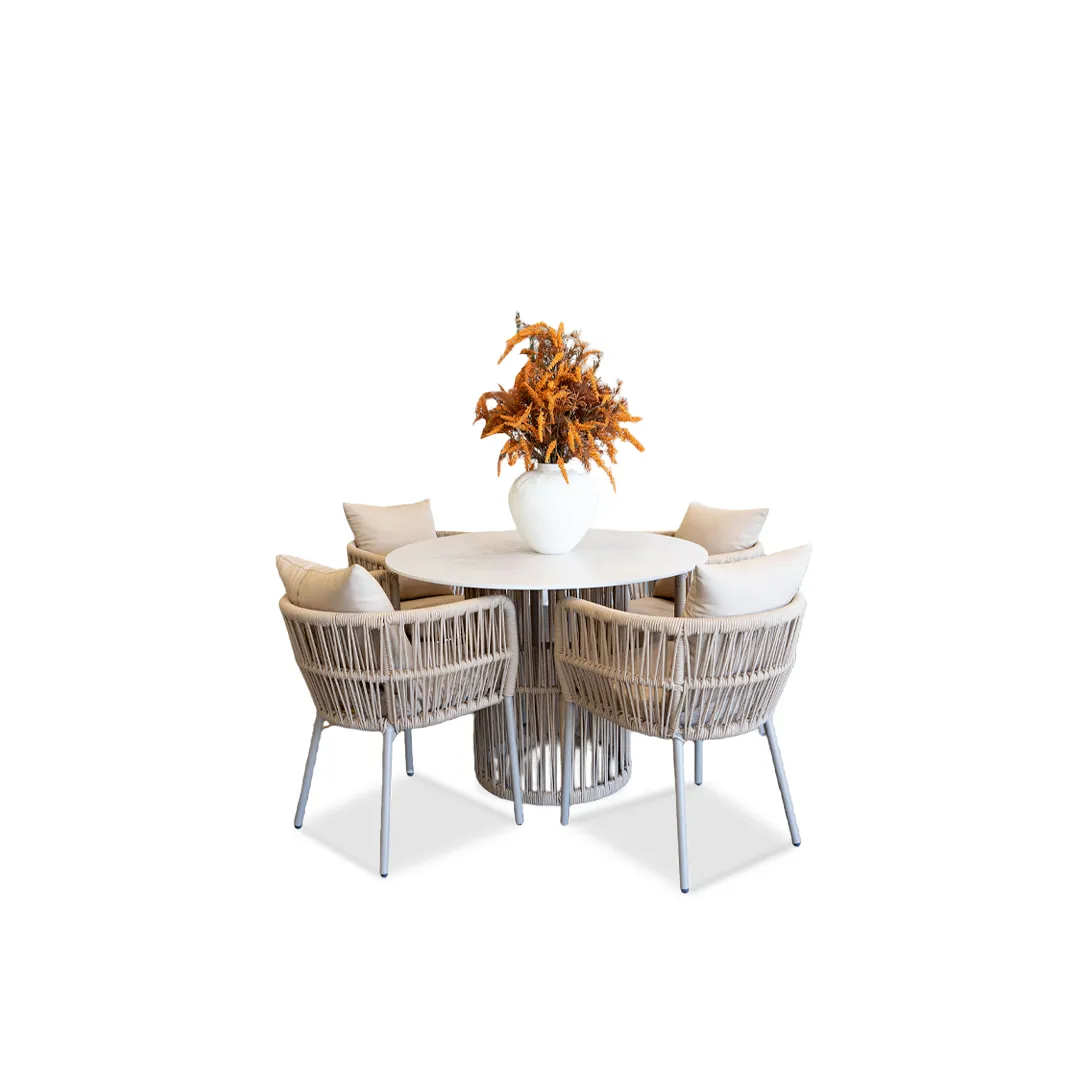 Beige dining set