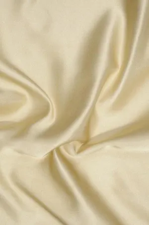 Beige Double Face Duchess Satin Fabric