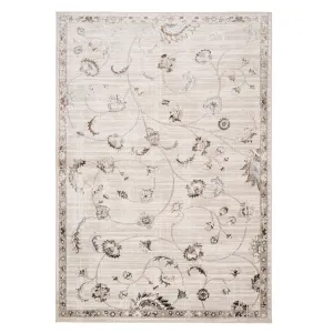 Beige Floral Vine Rug - Lata