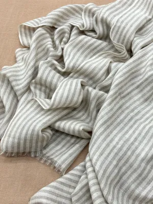 Beige Ivory Classic Cashmere Wrap