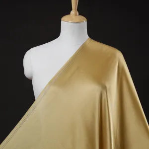 Beige - Khaki Pure Modal Silk Plain Fabric