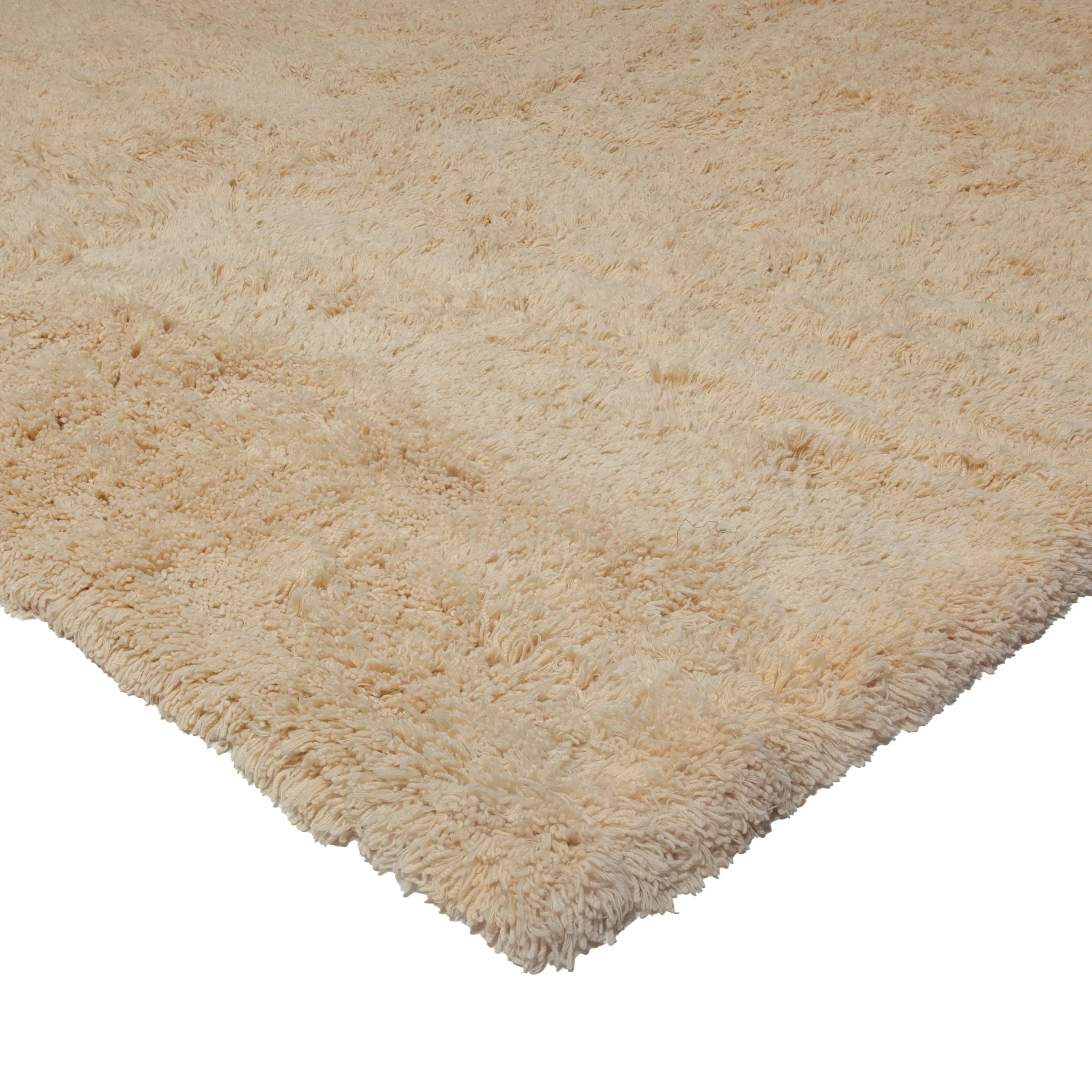 Beige Modern Wool Rug - 12' x 16'