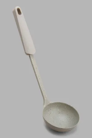 Beige Soup Ladle