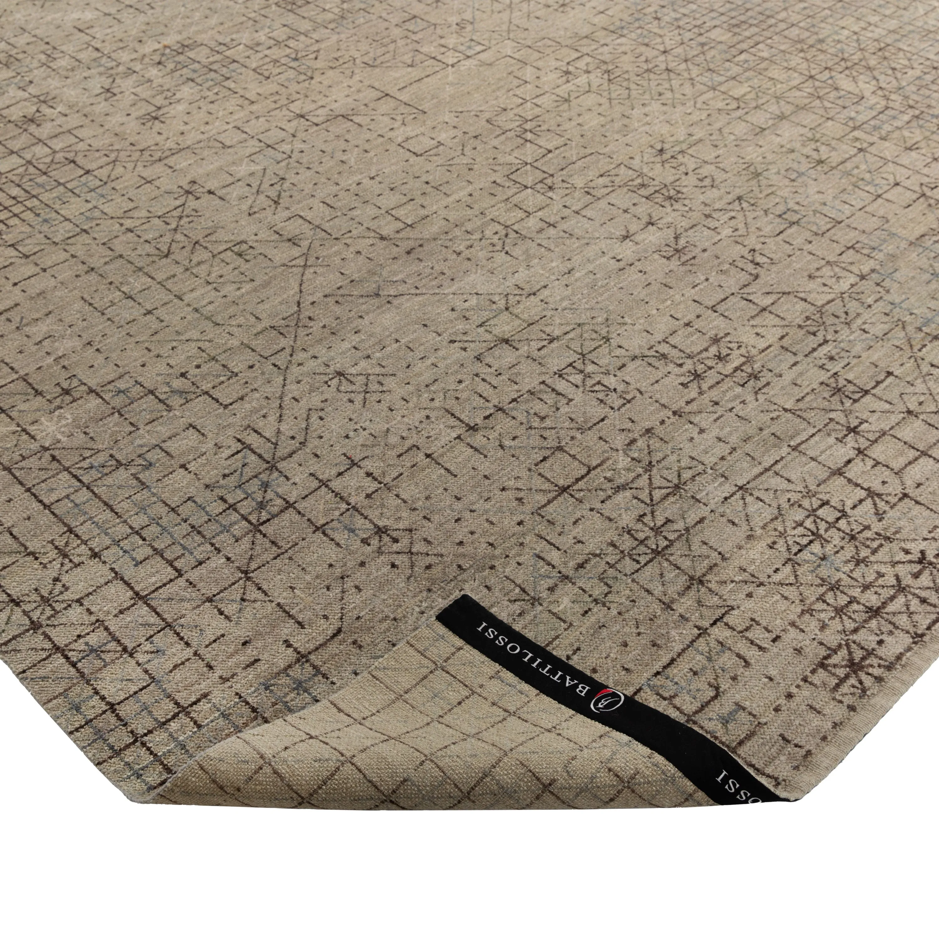 Beige Stelle Contemporary Wool Rug - 8'11" x 12'3"