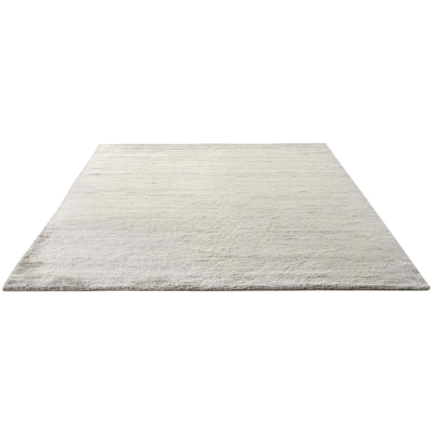 Beige Textured Wool Rug - 9'3" x 12'1"