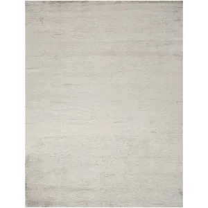 Beige Textured Wool Rug - 9'3" x 12'1"