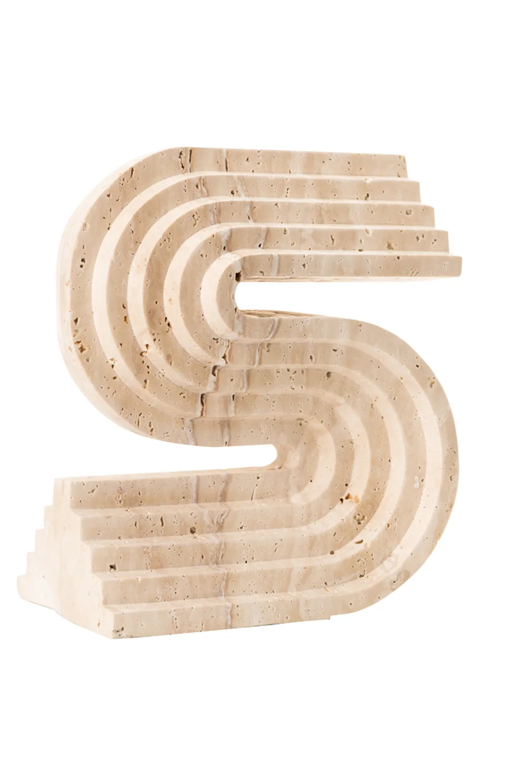 Beige Travertine Sculpture | Liang & Eimil Scotti