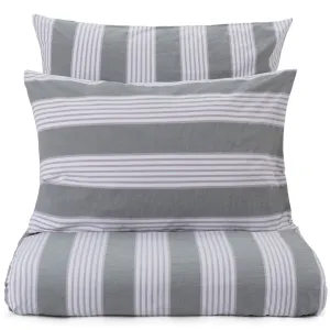 Beja Pillowcase [Green grey/Grey/White]