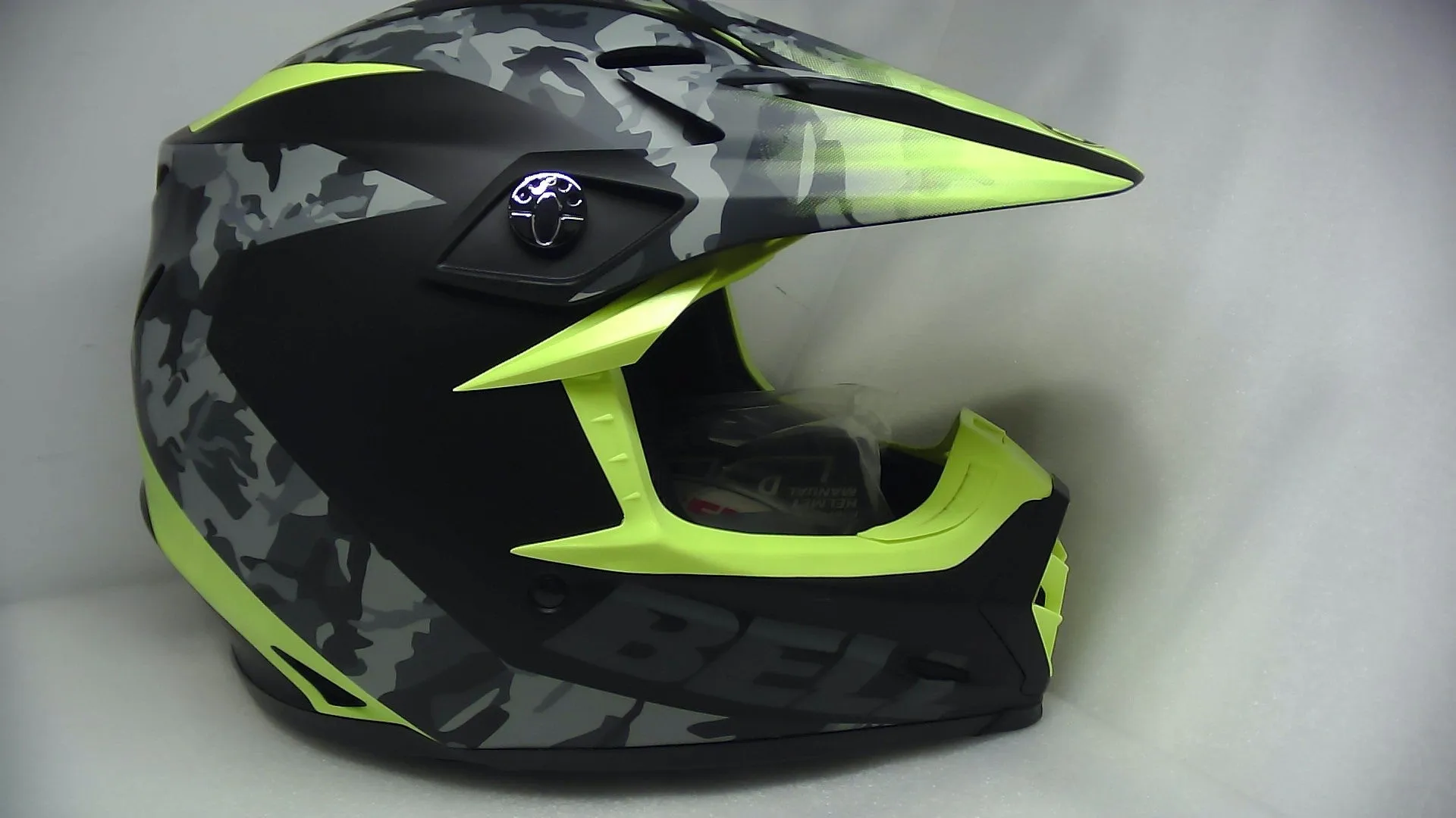 Bell Helmets-9 MIPS Helmets - Venom Matte Black Camo/Hi-Viz Yellow - Large - Open Box  - (Without Original Box)