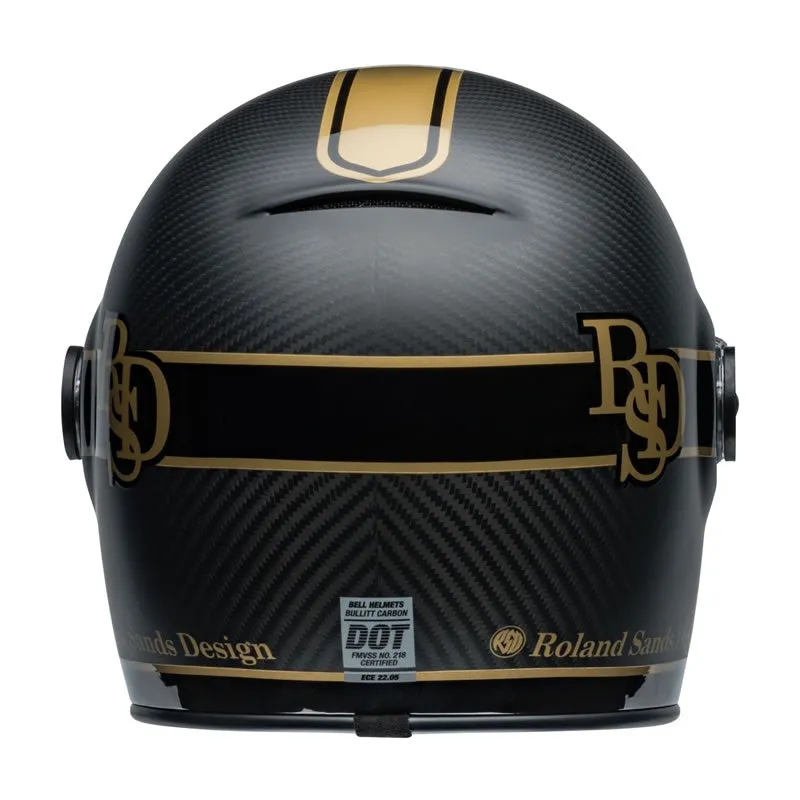 Bell Helmets Bullitt Carbon Player Matte/Gloss Black/Gold Large