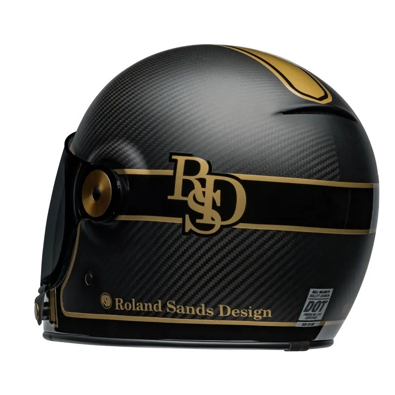 Bell Helmets Bullitt Carbon Player Matte/Gloss Black/Gold Large