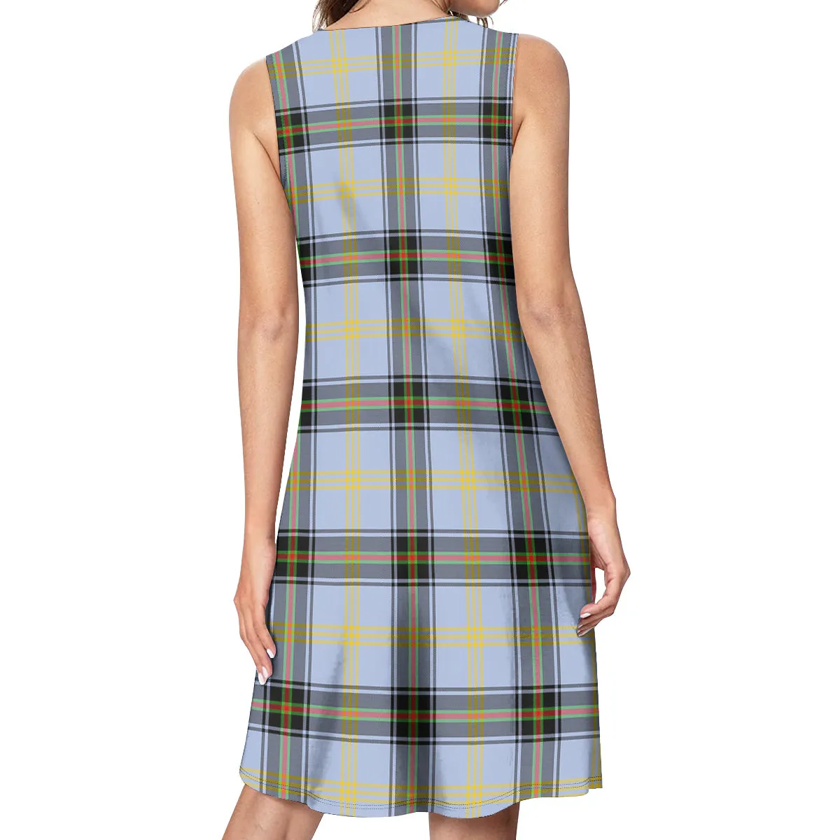 Bell Tartan Womens Casual Dresses