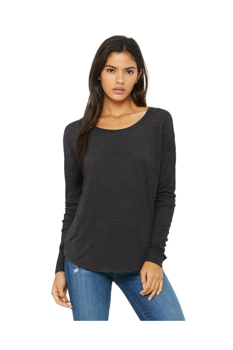 Bella   Canvas 8852: Ladies' Flowy Long-Sleeve T Shirt