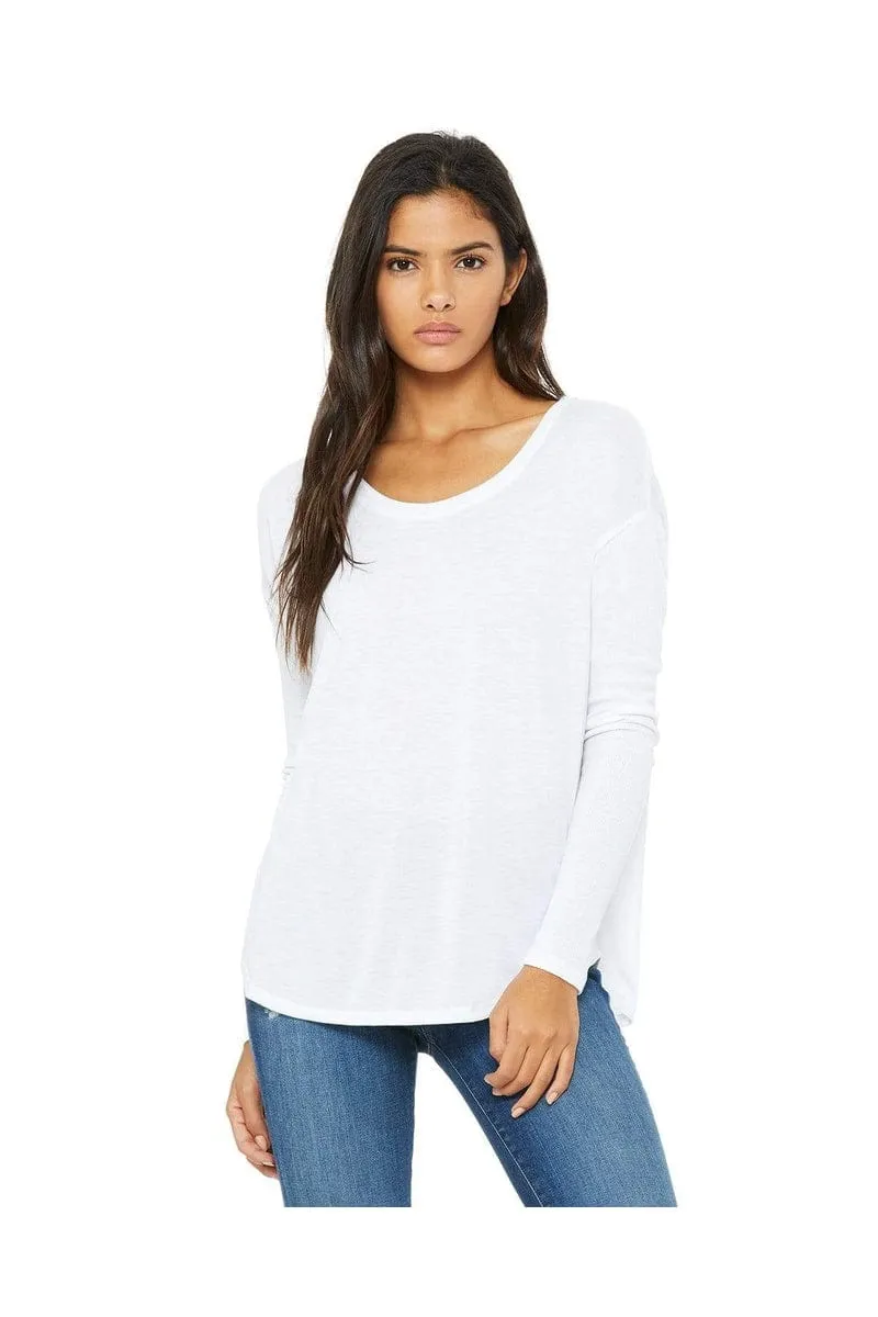 Bella   Canvas 8852: Ladies' Flowy Long-Sleeve T Shirt