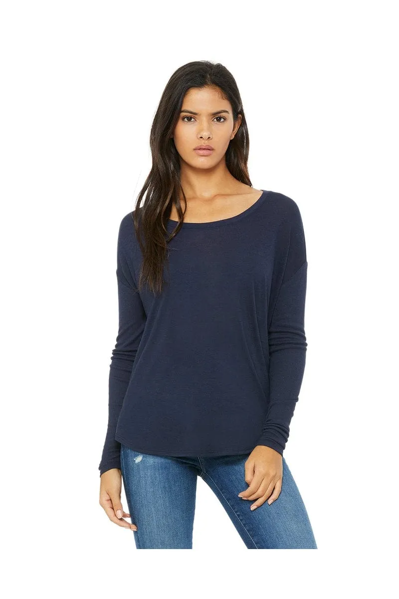 Bella   Canvas 8852: Ladies' Flowy Long-Sleeve T Shirt