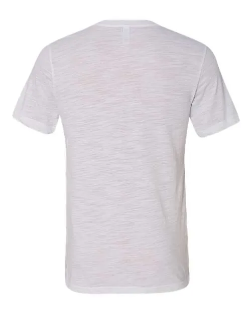 BELLA   CANVAS Unisex Textured Jersey V-Neck Tee