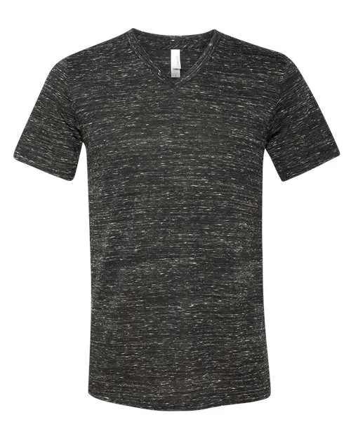 BELLA   CANVAS Unisex Textured Jersey V-Neck Tee