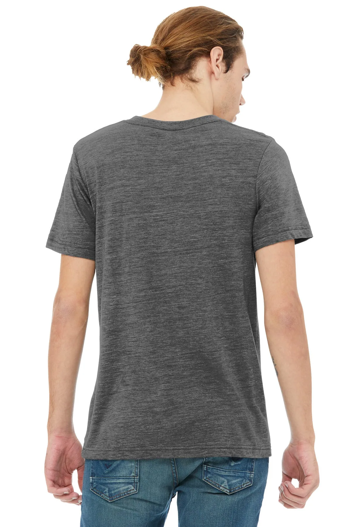 BELLA   CANVAS Unisex Textured Jersey V-Neck Tee