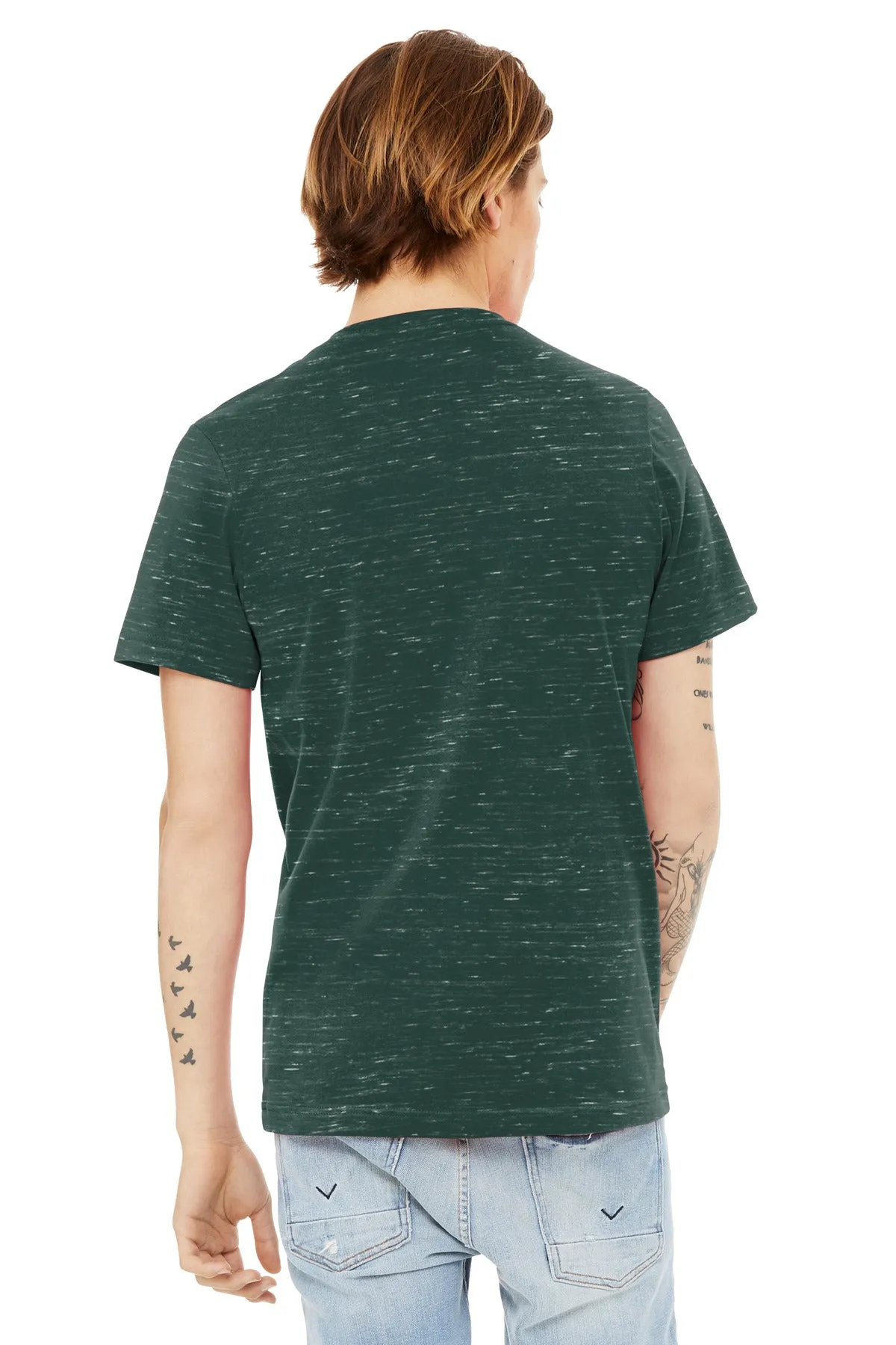 BELLA   CANVAS Unisex Textured Jersey V-Neck Tee