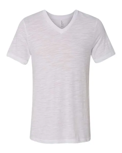 BELLA   CANVAS Unisex Textured Jersey V-Neck Tee