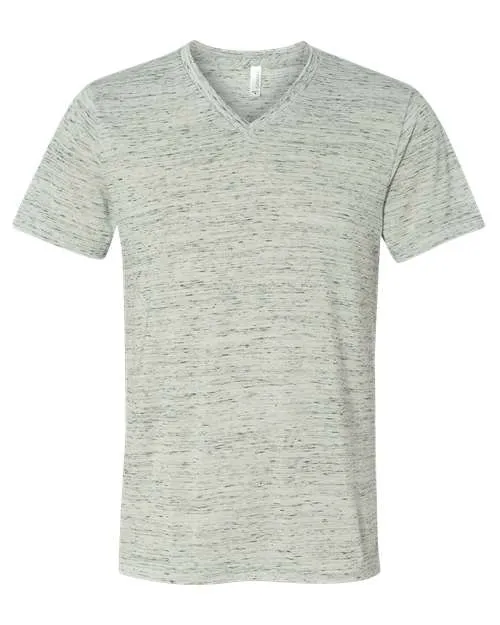 BELLA   CANVAS Unisex Textured Jersey V-Neck Tee