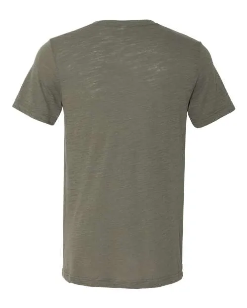 BELLA   CANVAS Unisex Textured Jersey V-Neck Tee