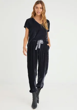 Bella Dahl - Pleat Front Jogger in Dark Water