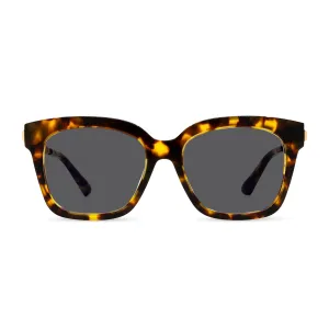 BELLA XS - AMBER TORTOISE   GREY SUNGLASSES