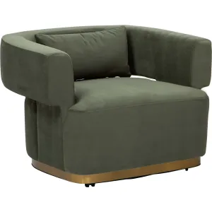 Bellamy Swivel Chair, Soren Olivine