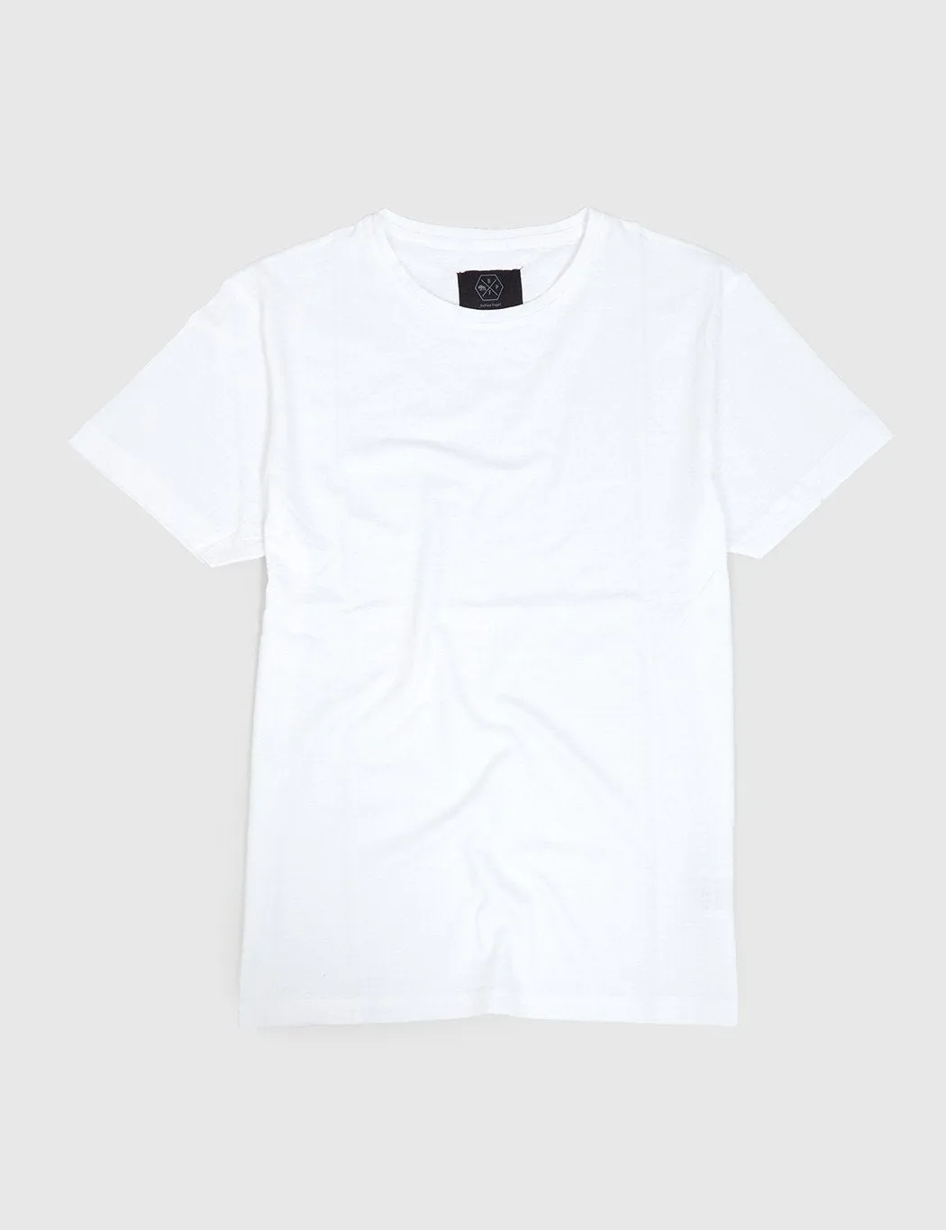 Bellfield Monrovia Jacquard T-Shirt - White