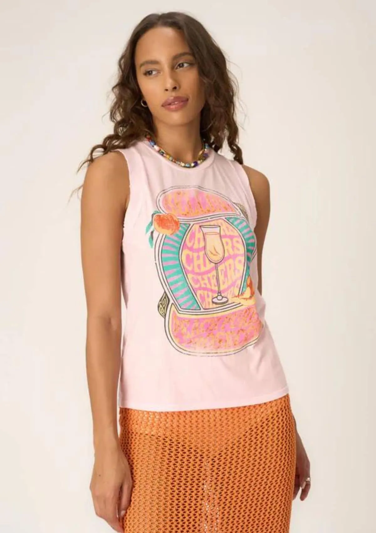 Bellini Tank - Pink