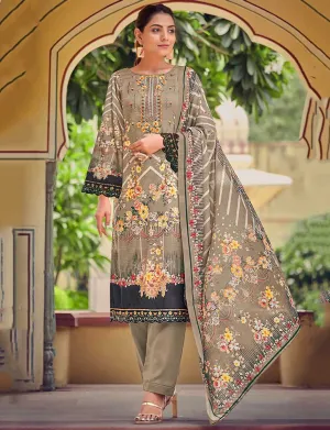 Belliza Unstitched Women Salwar Suit Set Fabric Dress Materials