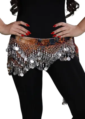 Belly Dance Triangular Design Pattern Hip Scarf | RAQS SWAY