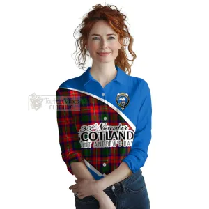 Belshes (Belsches) Family Crest Tartan Women's Casual Shirt Celebrate Saint Andrew's Day in Style