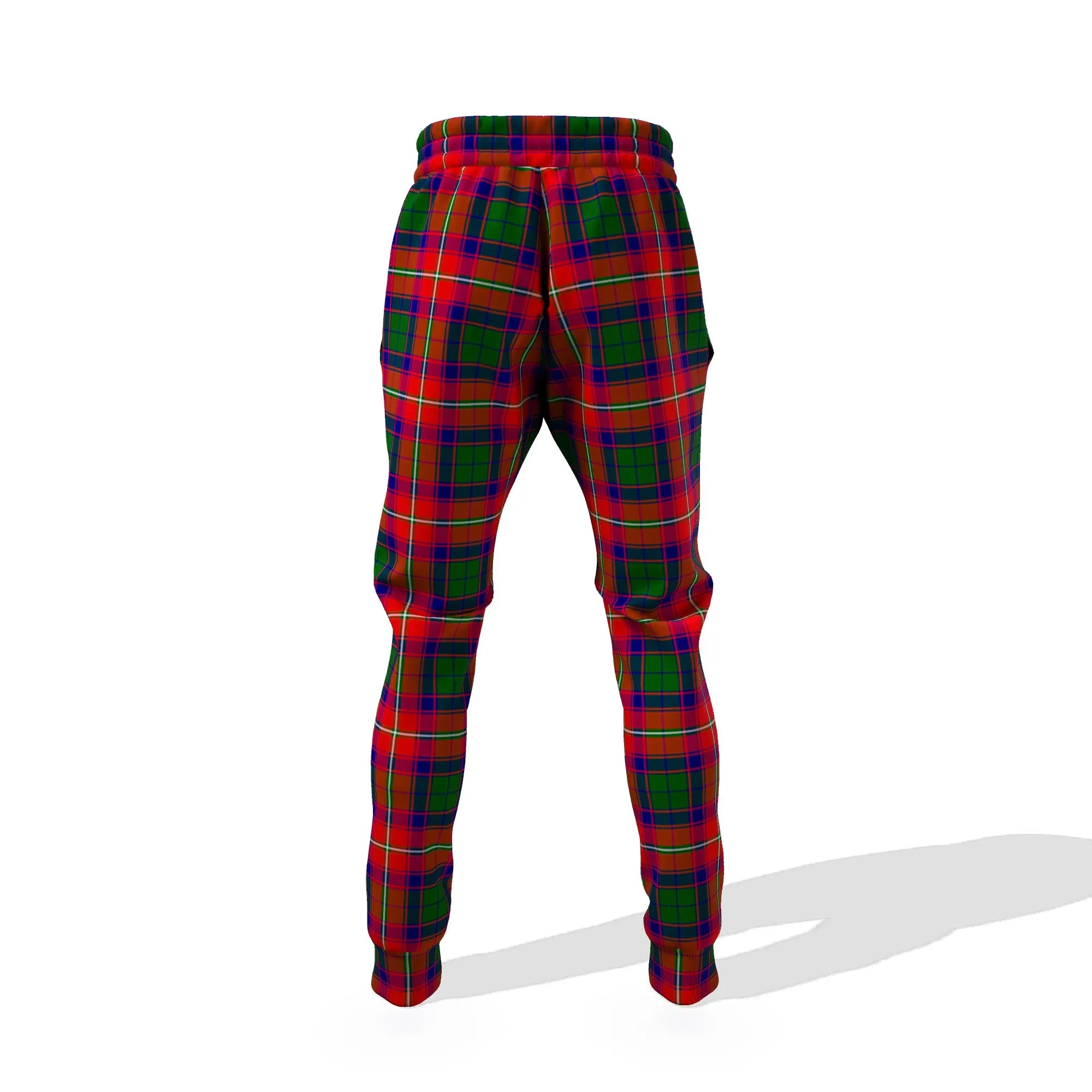 Belshes Tartan Joggers Pants with Family Crest