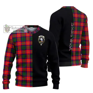 Belshes Tartan Ugly Sweater with Family Crest and Half Of Me Style