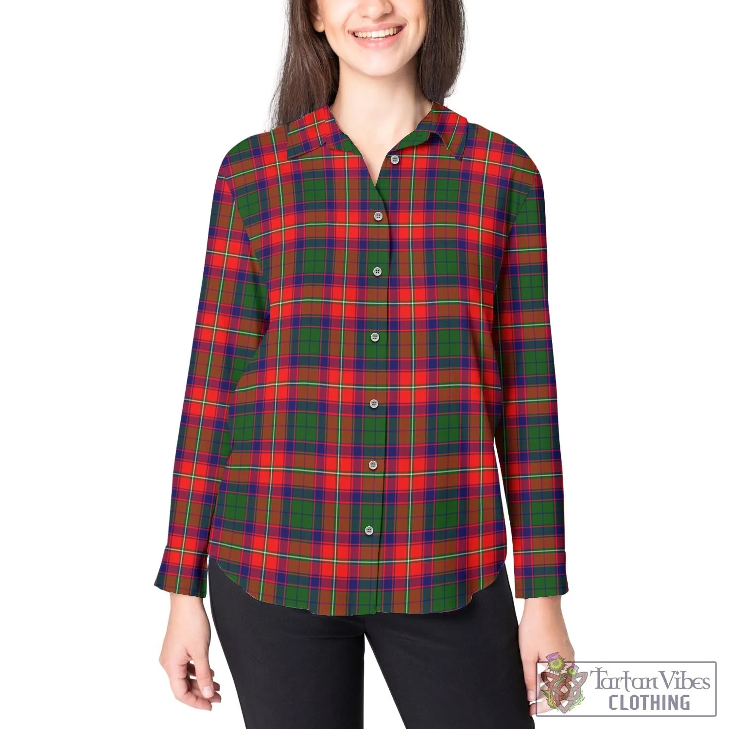 Belshes Tartan Women's Casual Shirt