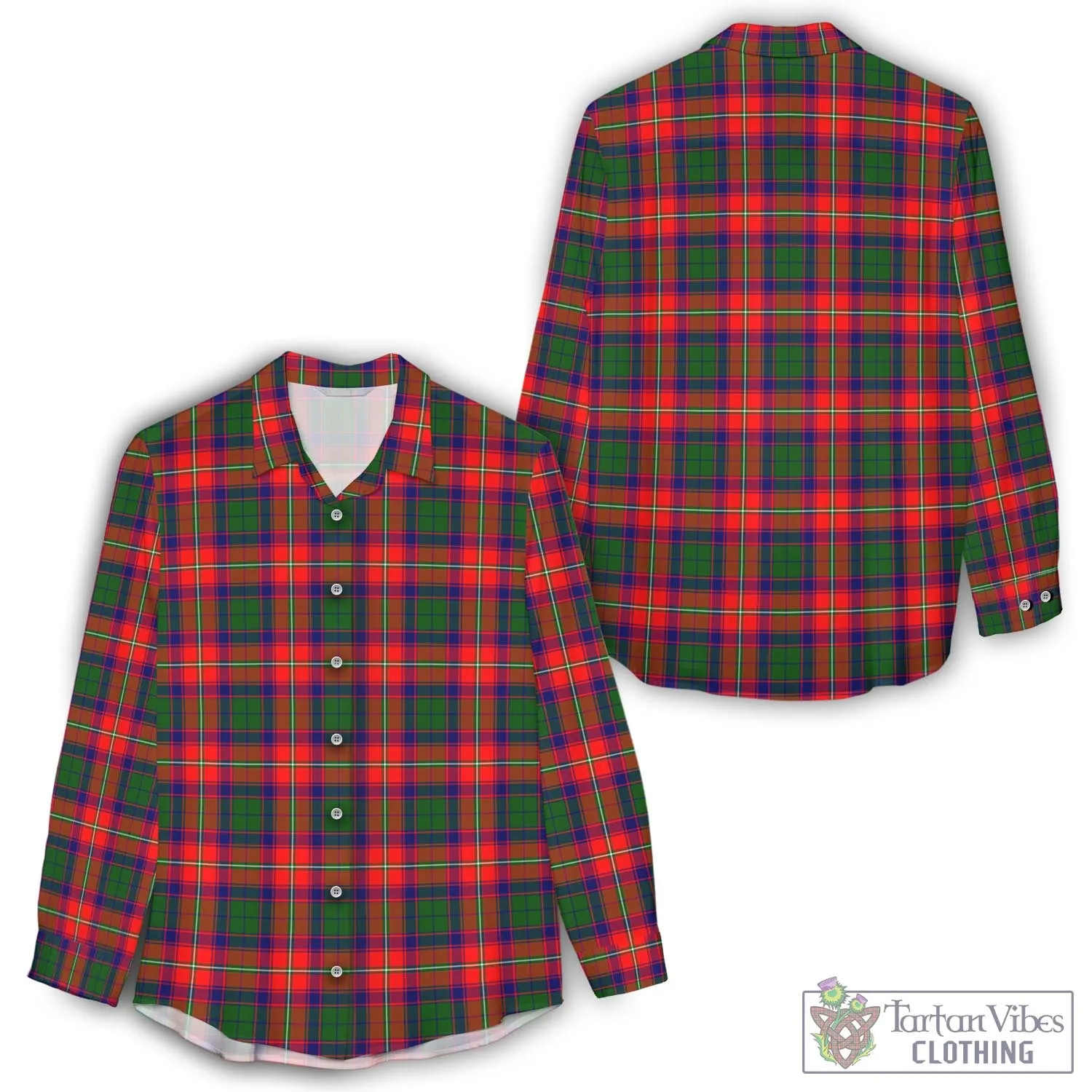 Belshes Tartan Women's Casual Shirt